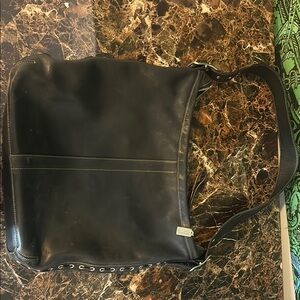 Coach Black Messenger Bag with Adjustable Strap